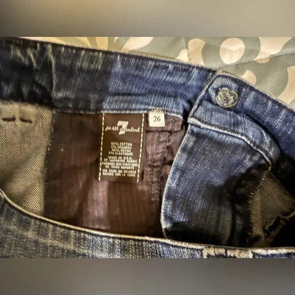 7 for All Mankind Bermuda shorts size 26 - Picture 4 of 4
